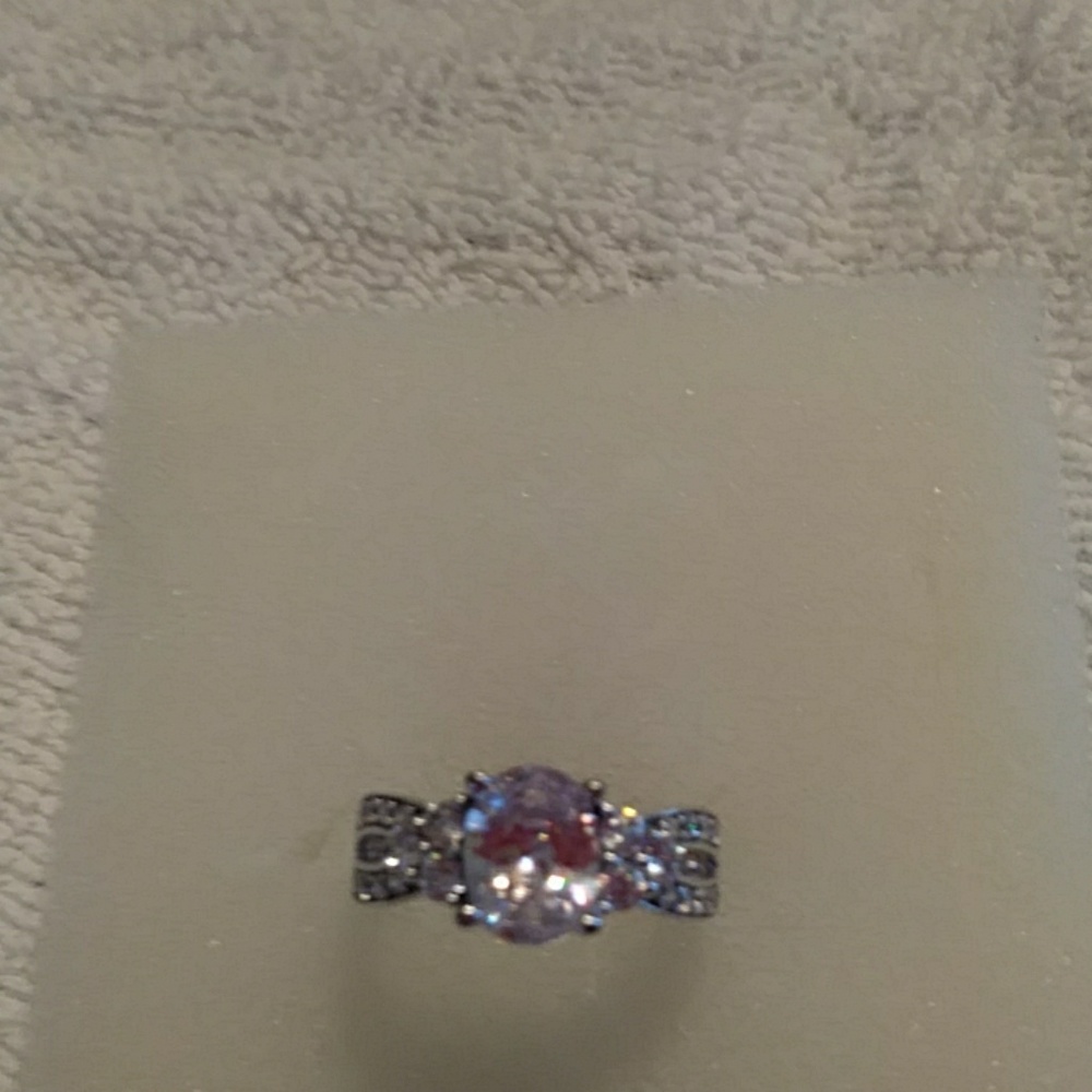 Simulated White Diamond Ring - Picture 1 of 3